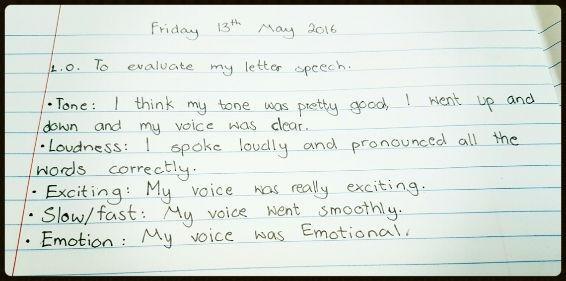 video recording speaking and listening activities to evaluate